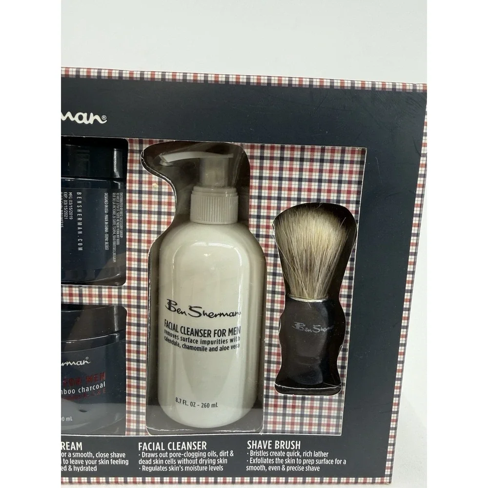 Ben Sherman Men's 6 Piece Ultimate Grooming Collection Gift Box Set New in Box